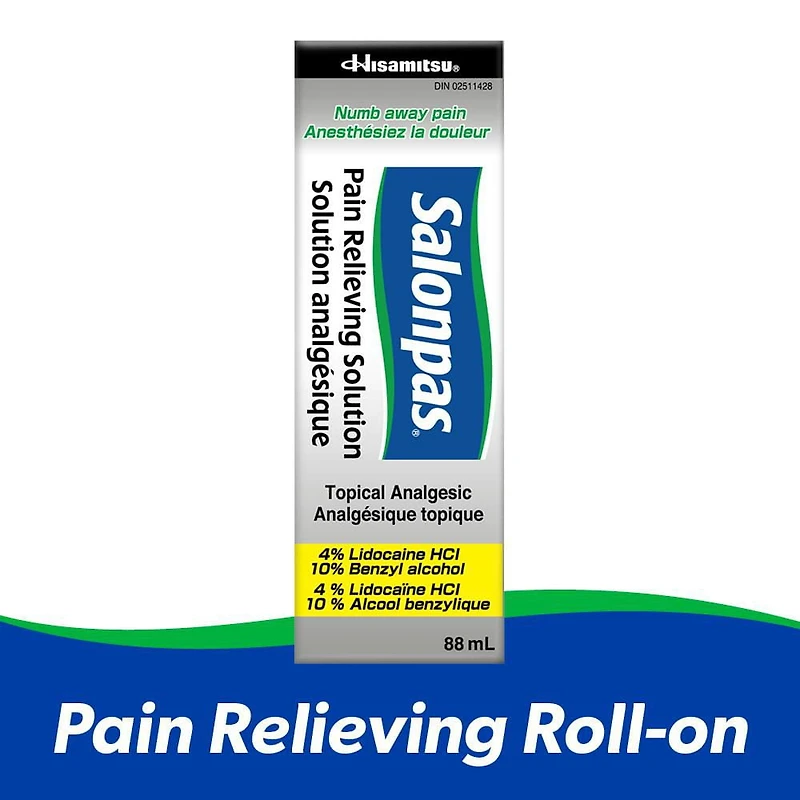 Salonpas Pain Relieving Solution, 88 ml