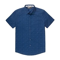 Chemise manches courtes pour homme Dark Black Tailles P-TTG