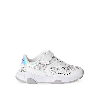 Justice Girls' Smile Sneakers