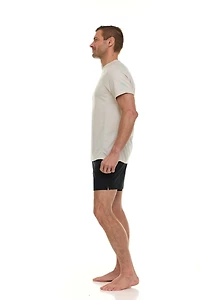 Laguna Men's Heathered Short Sleeve Rash Guard