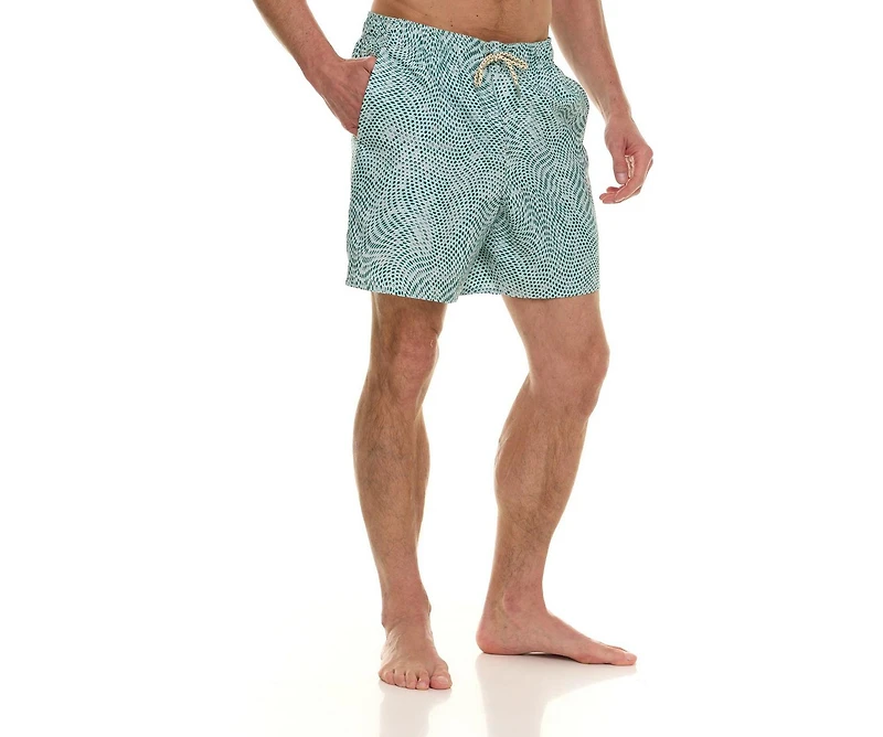Laguna Men's Optic Swirl 6" Volley Swim Trunk