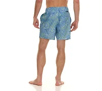 Laguna Men's Neon Floral 6" Volley Swim Trunk