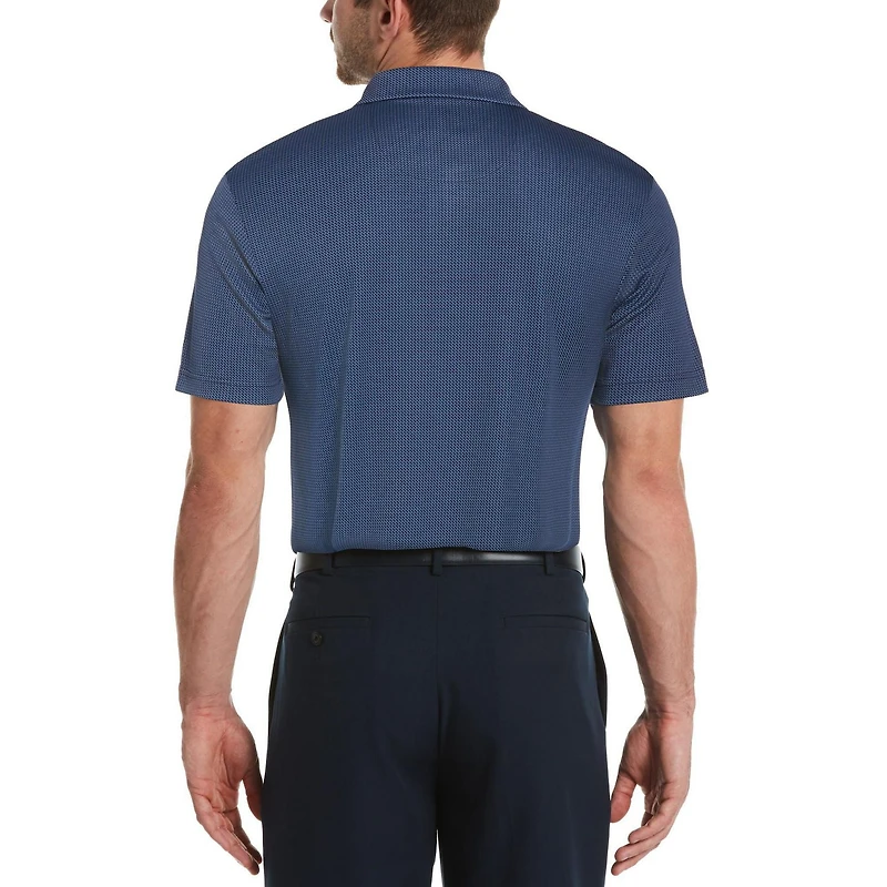 Polo de golf texturé Performance à manches courtes pour hommes