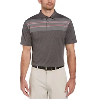 Polo de golf imprimé à manches courtes Performance pour homme