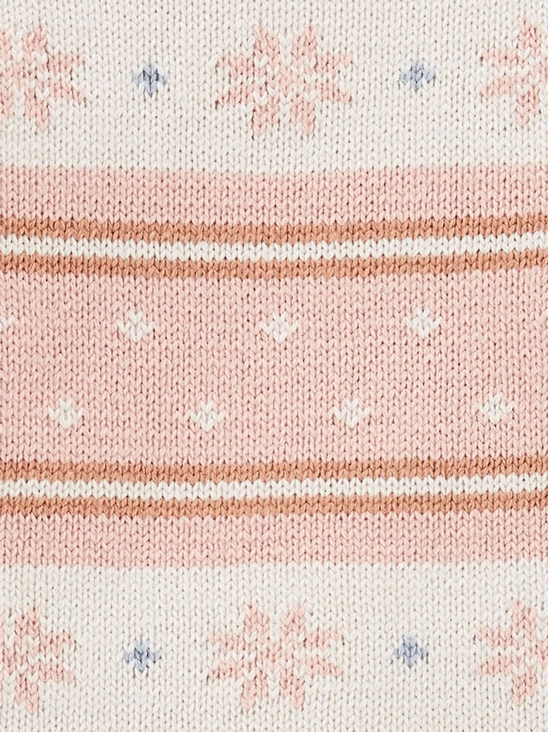 Ensemble 2 pièces pour nouveau-née Fille Carter's Child of Mine - Fair Isle rose
