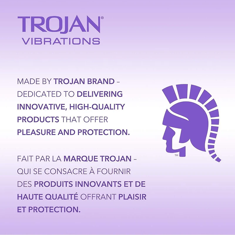 Trojan Vibrations Extrémité Vibrante Vibromasseur Avec Télécommande 1 Vibromasseur À Plusieurs Vitesses