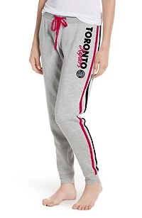 Pantalon de jogging gris avec logo NBA Toronto Raptors pour femme