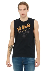 Débardeur noir musclé Def Leppard sous licence