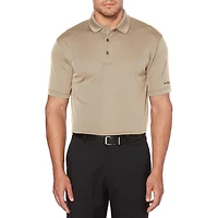 Ben Hogan Men's Golf Performance Mini Block Jacquard Short Sleeve Polo Shirt