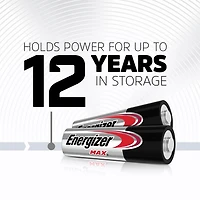 Energizer MAX AA Batteries (4 Pack), Double A Alkaline Batteries, Pack of 4 batteries