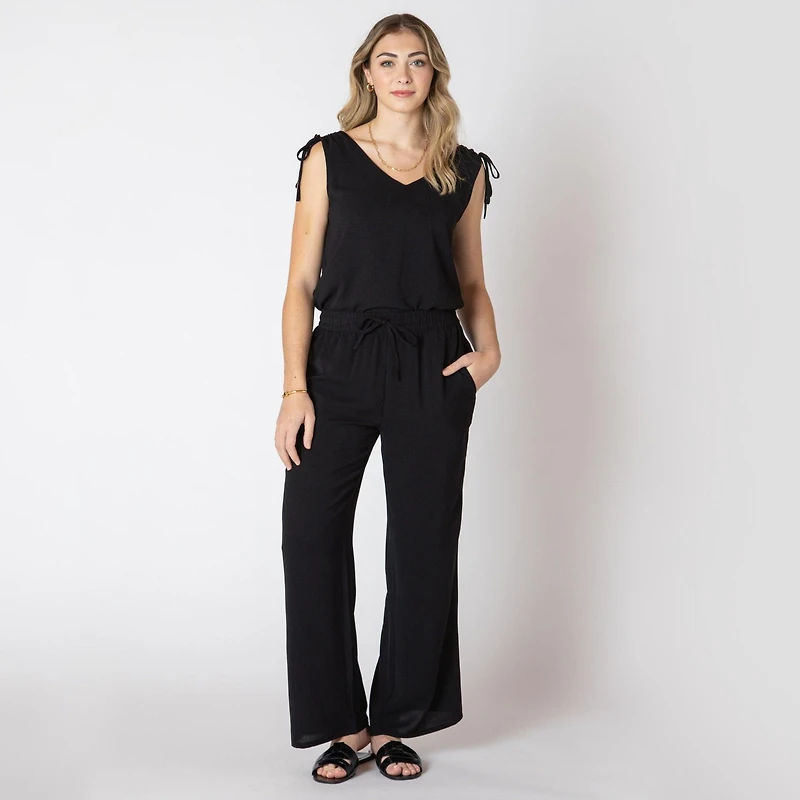 Devoted Sleeveless loose fit V-neck top