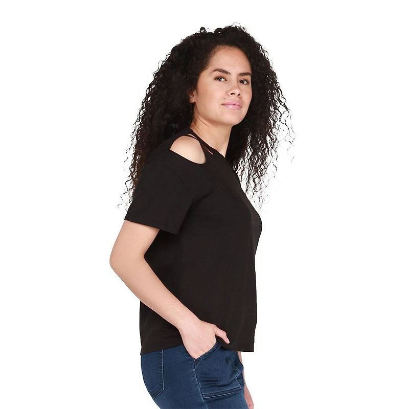 Devoted cut out tshirt