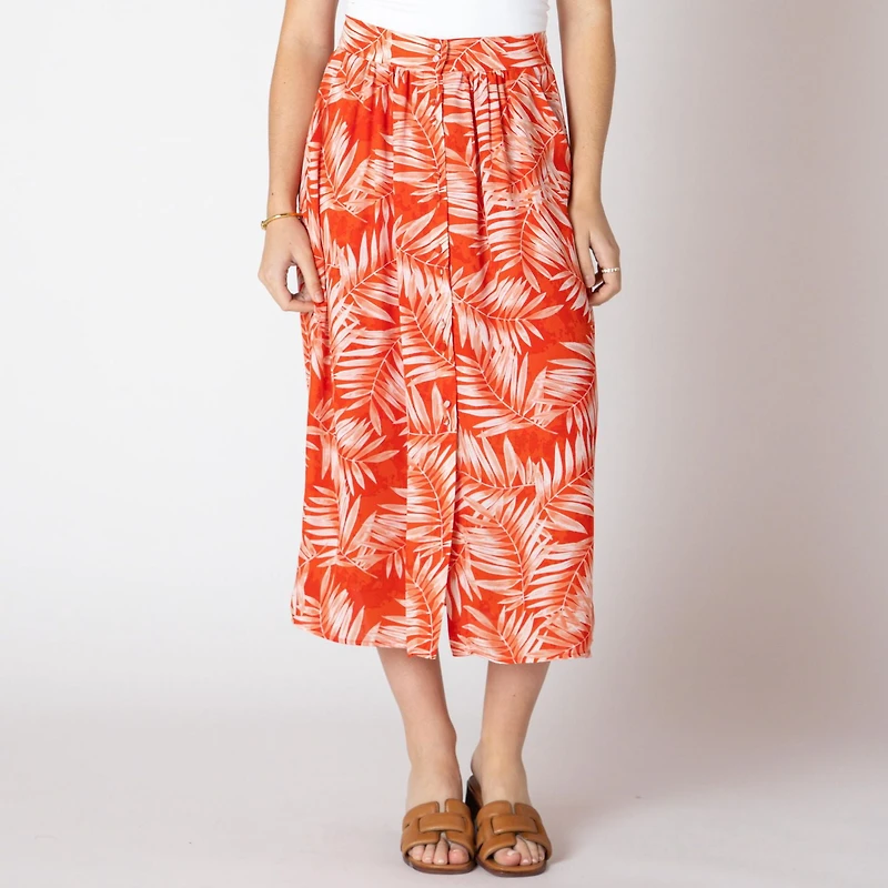 Devoted Flowy lightweight calf length skirt