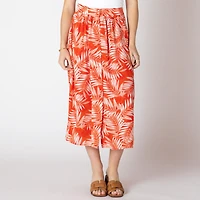 Devoted Flowy lightweight calf length skirt