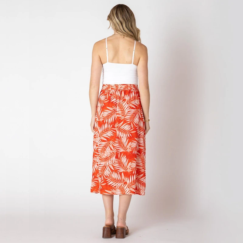 Devoted Flowy lightweight calf length skirt