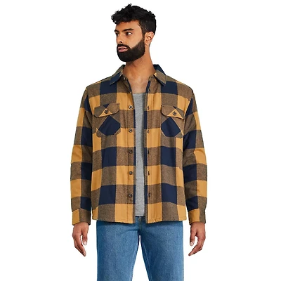 George Men's Flannel Shirt Jacket