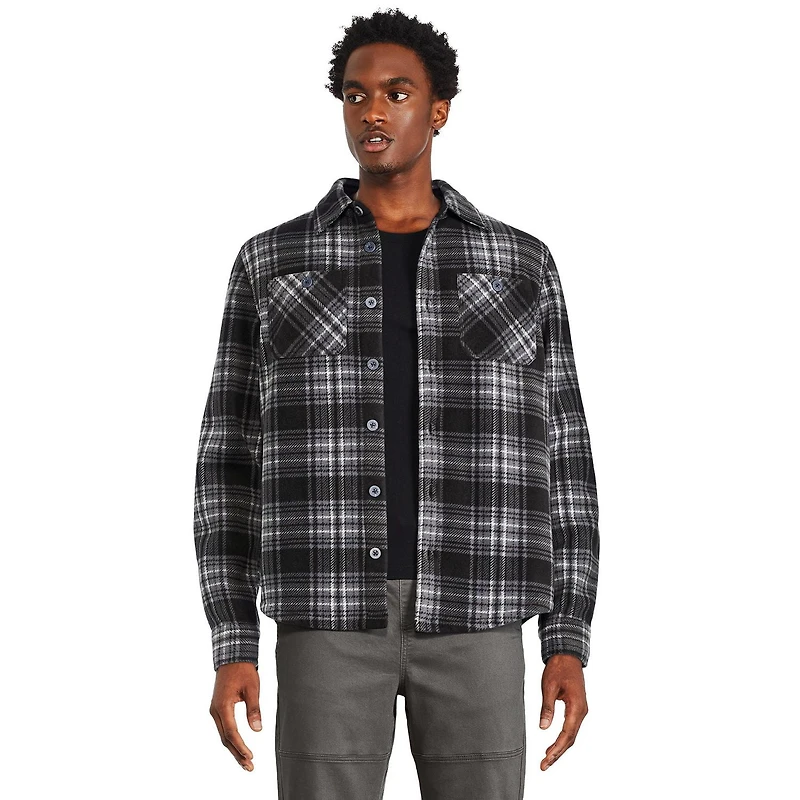 George Men's Fleece Shirt Jacket
