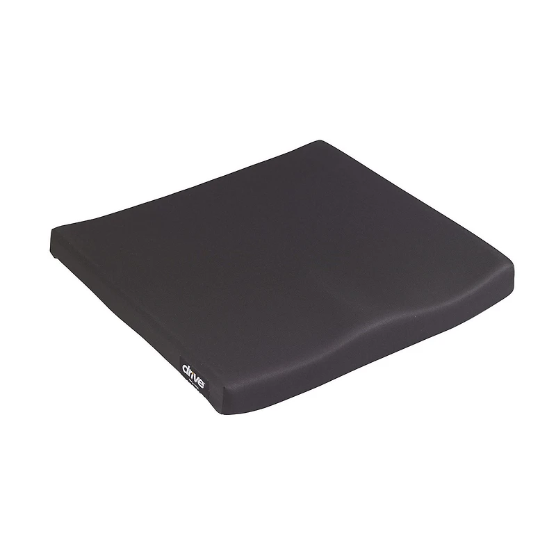 Drive Medical Black Molded General Use Wheelchair Cushion, 18" Wide