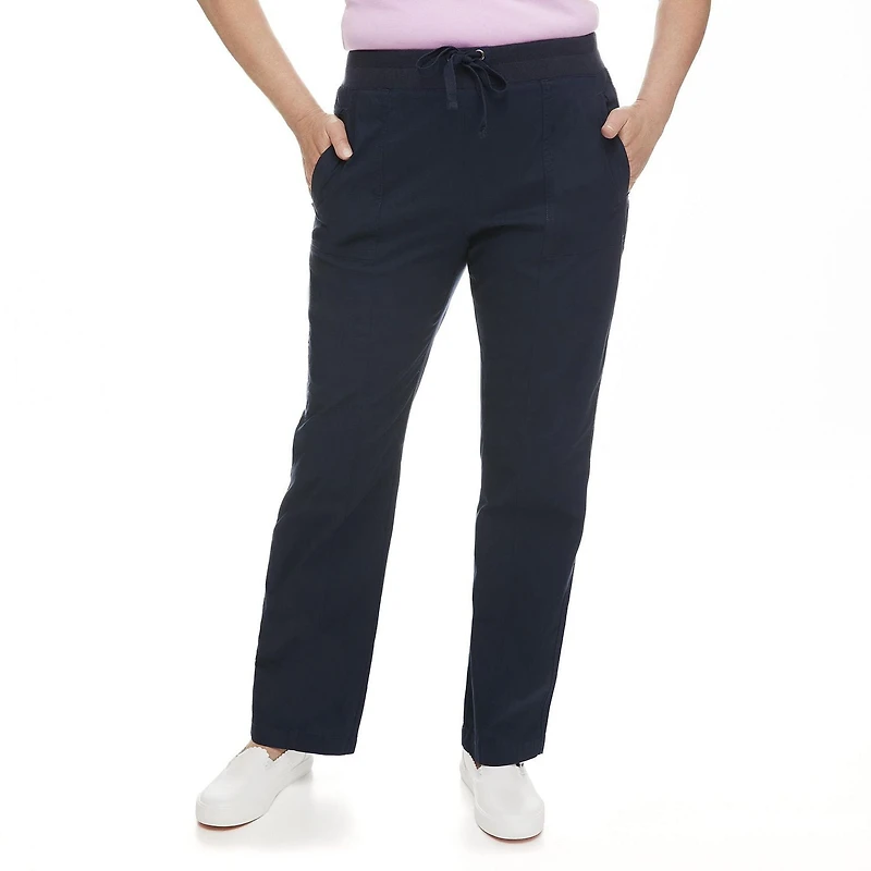 Pantalon avec motif brodé de la même couleur Penmans pour femmes