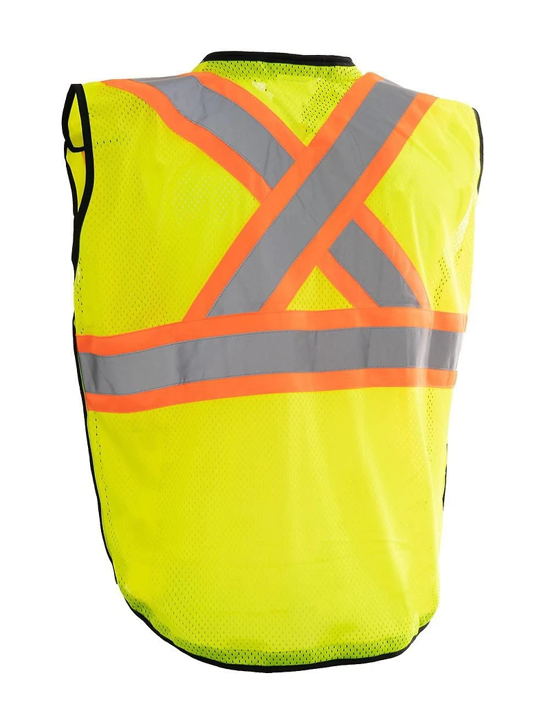 Forcefield Deluxe Zip-up Safety Vest 5 Point Tear-away<br>*Online Exclusive
