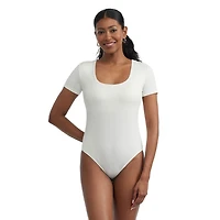 Mexx justaucorps en tricot à col carré, manches courtes pour femmes S-XL