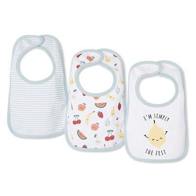 Lot de 3 bavettes George collection non genrée pour nourrissons Taille unique