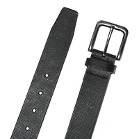 NICCI TEXTURED FINISH BELT WITH ANTIQUE NICKEL BUCKLE