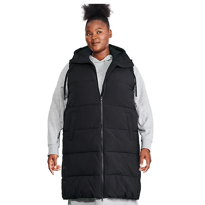 Veste matelassée longue George Plus pour femmes Tailles 1X-4X