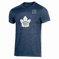 T-shirt classique MARNER #16 Maple Leafs de Toronto de la LNH à encolure ras du cou et à manches courtes pour hommes