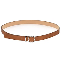 NICCI TEXTURED BELT WITH CIRCULAR BUCKLE