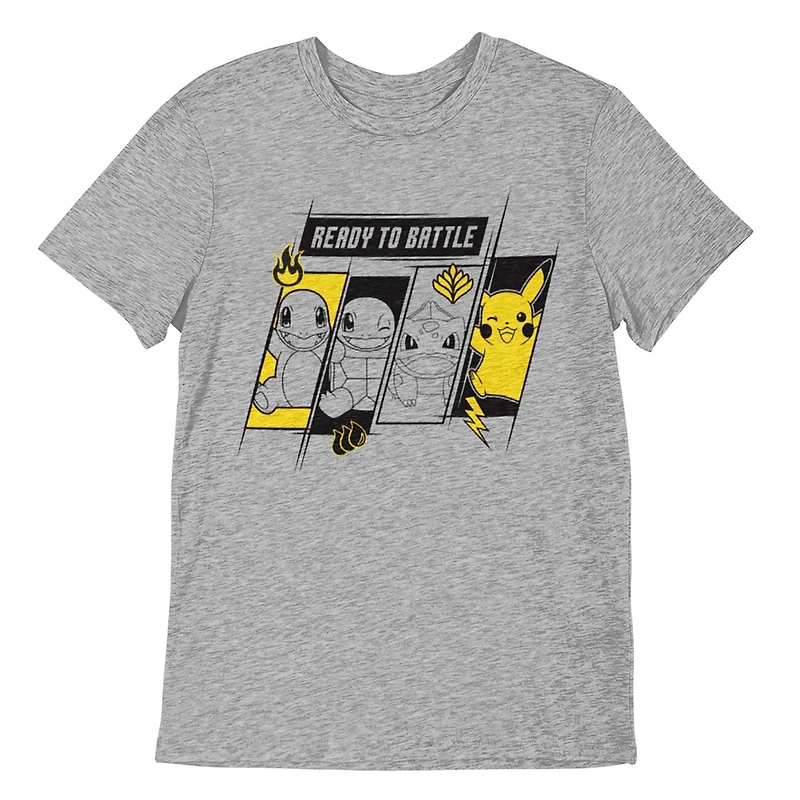 T-shirt à imprimé graphique Pokémon pour garçons