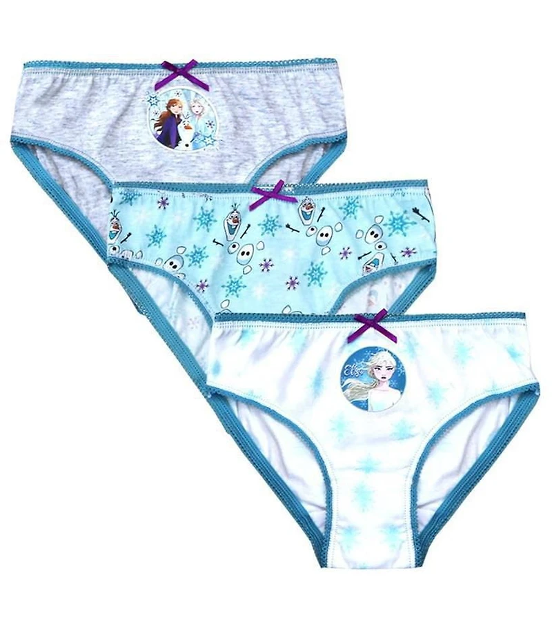 Paquet de cinq sous-vêtements pour filles de Frozen 2