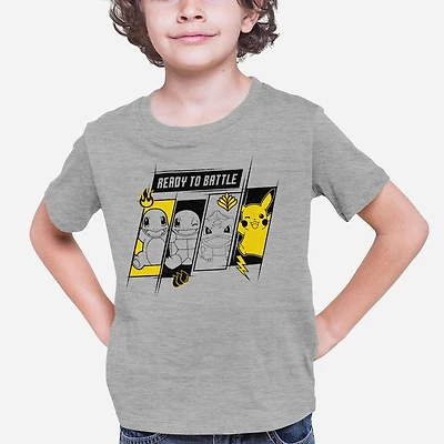 T-shirt à imprimé graphique Pokémon pour garçons