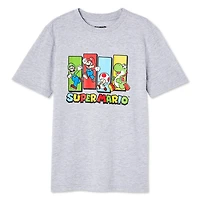 Super Mario Boys' Graphic Tee, Sizes XS-XL