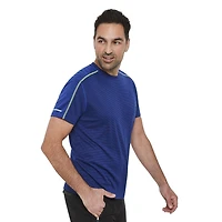 Athletic Works Men's Stripe Short Sleeve Tee