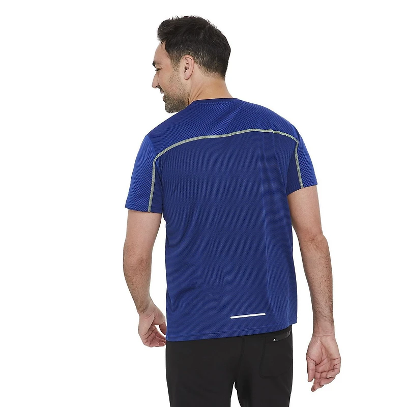 Athletic Works Men's Stripe Short Sleeve Tee