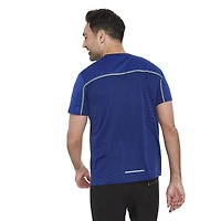 Athletic Works Men's Stripe Short Sleeve Tee