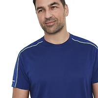 Athletic Works Men's Stripe Short Sleeve Tee