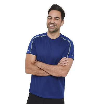 Athletic Works Men's Stripe Short Sleeve Tee