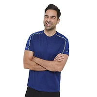 Athletic Works Men's Stripe Short Sleeve Tee