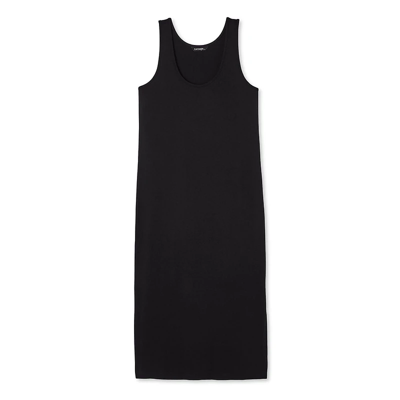 Robe drapée mi-longue George pour femmes