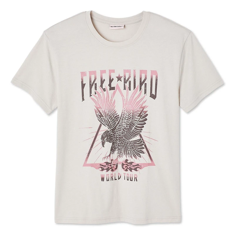Free Bird Women's Boyfriend Tee, Sizes XS-XL