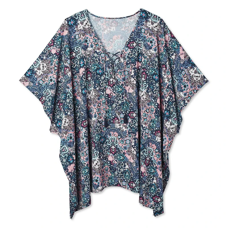 Cache-maillot en chiffon imprimé George Plus pour femmes
