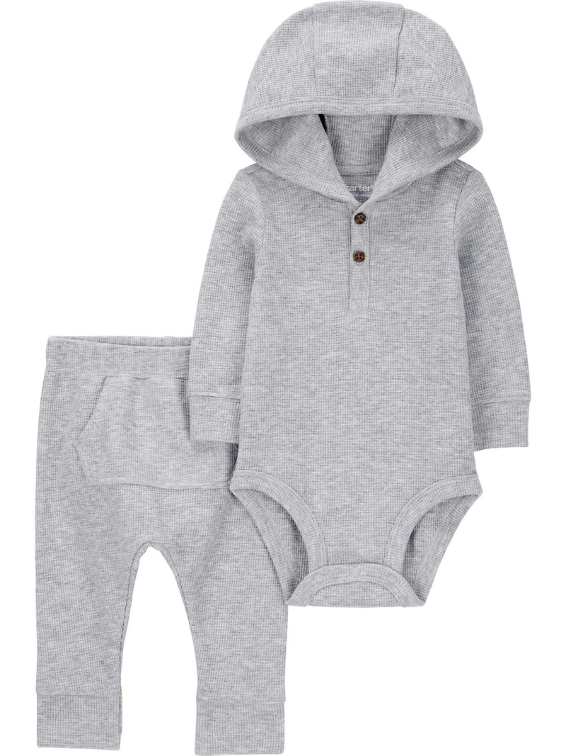 Carter's Child of Mine Ensemble body et pantalon pour bébé garçon gris Tailles Nouveau-né - 24 mois