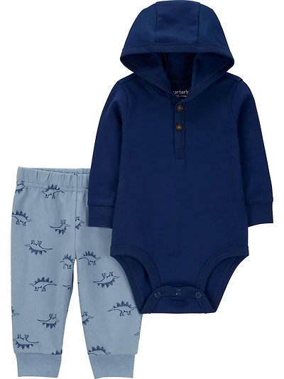 Carter's Child of Mine Baby Boys' Blue Dino, Sizes Newborn - 24 Months