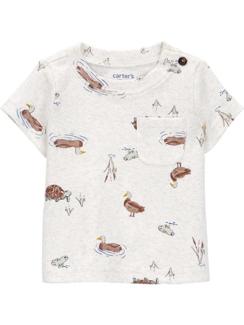 Carter's Child of Mine Ensemble 3 pièces pour bébé garçon - Canard vert et tortue