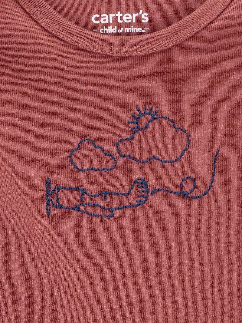 Ensemble 3 pièces pour bébé garçon Carter's Child of Mine - Rouge