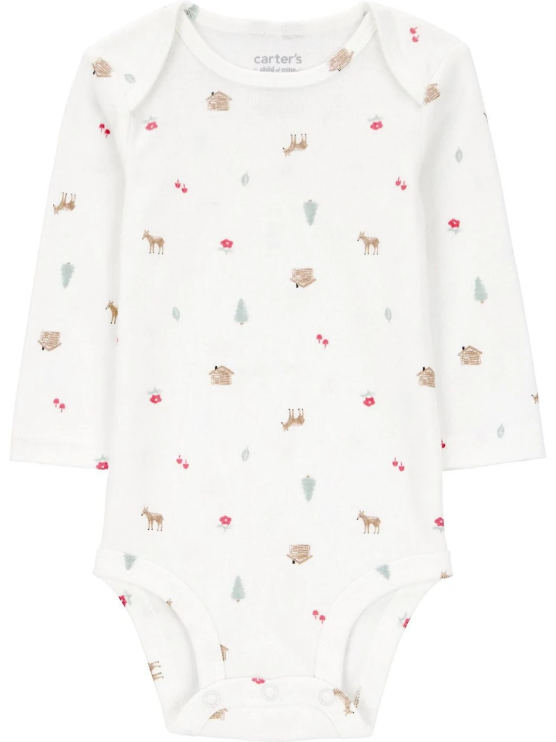 Carter's Child of Mine Ensemble 3 pièces pour bébé fille - Cerf vert Tailles Nouveau-né 24 mois
