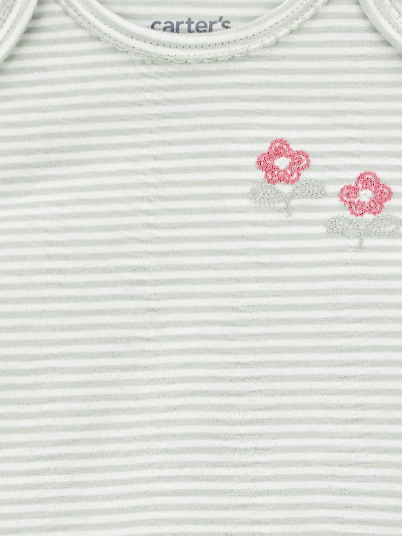 Carter's Child of Mine Ensemble 3 pièces pour bébé fille - Cerf vert Tailles Nouveau-né 24 mois