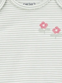 Carter's Child of Mine Ensemble 3 pièces pour bébé fille - Cerf vert Tailles Nouveau-né 24 mois